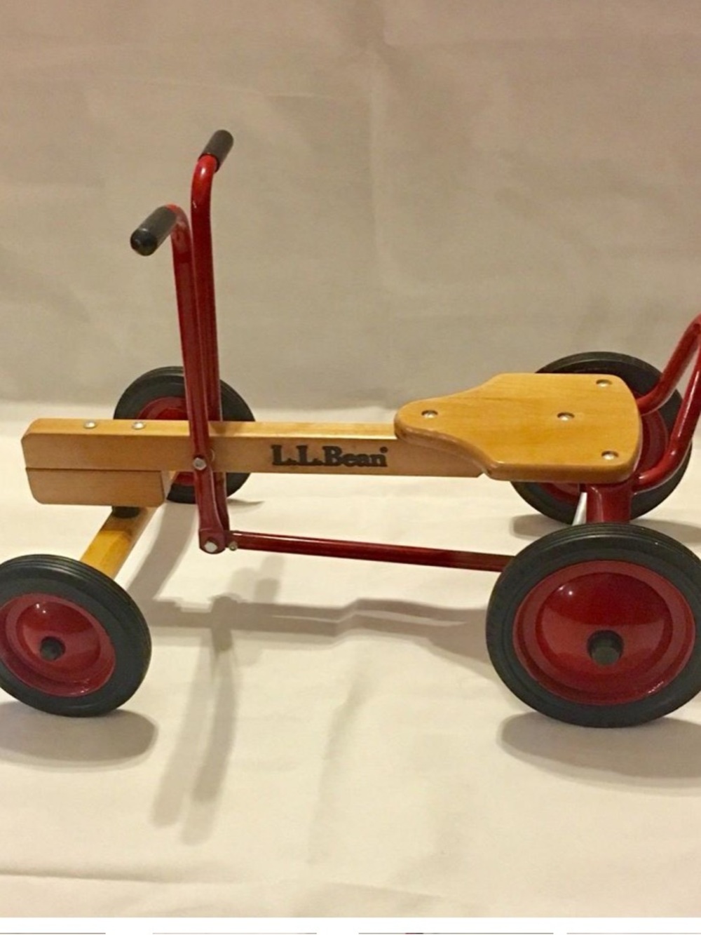 Vintage L.L. Bean Radio Flyer row cart ride-on toy in working condition